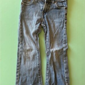 Levi Strauss Co. Girl's Stretch Flare  5 Pocket Jeans , 5 Reg. Adjustable Waist